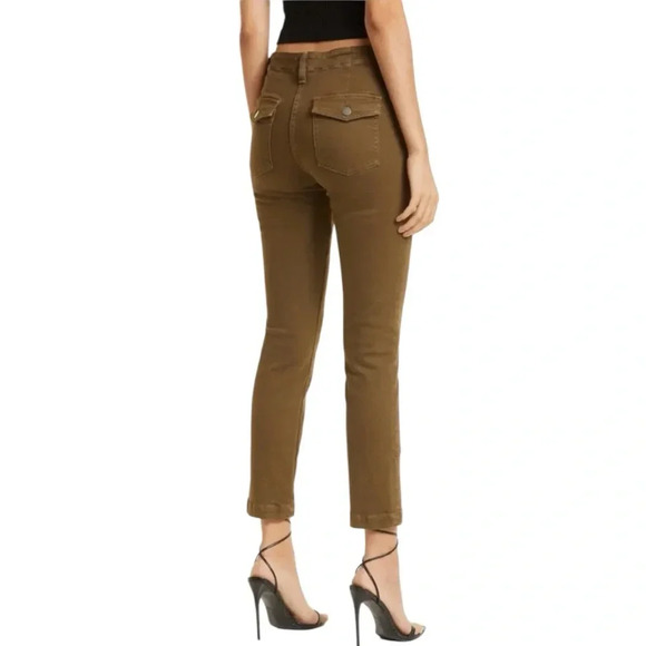 RAMY BROOK | Arizona Cargo Pants in Clover | Olive Green High Waisted Ankle | 28 - Picture 4 of 12